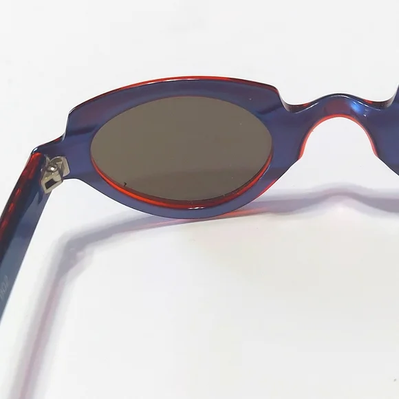 NWOT Ruby Red With Purple/Grey Interior Anne et Valentin Ladies Sunglasses NWOT Ruby Red With Purple/Grey Interior Anne et Valentin  main image 2